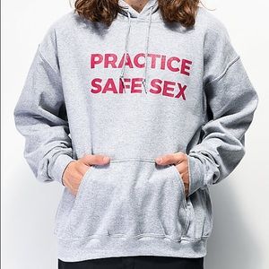 NEW Danny Duncan Practice Safe Sex Hoodie